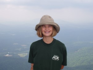 Campbell, age 12, my outdoor girl.